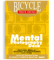 Mental Photo Deck Bicycle (Red) - Trick