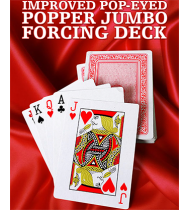Improved Pop-Eyed Popper Jumbo Forcing Deck (Red) - Trick