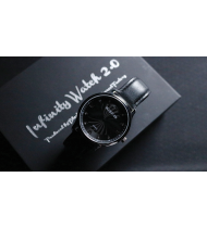 Infinity Watch V2 - Silver Case Black Dial Version (Gimmick and Online Instructions) by Bluether