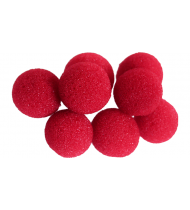 Mini Super Soft Sponge Ball (Red) Bag of 8 from Magic by Gosh