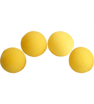 1.5 inch High Density Ultra Soft Sponge Ball (Yellow) Pack of 4 from Magic by Gosh