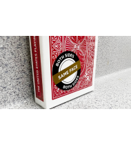 Bicycle 2 Faced Red Tuck (Mirror Deck Same on both sides) Playing Card