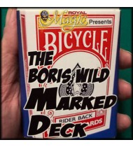 BORIS WILD MARKED RED BICYCLE DECK