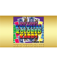 Obie O'Brien Kolossal Kolor Cards Parlor Size (Gimmicks and Online Instructions)