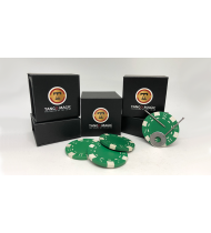 Magnetic Poker Chip Green plus 3 regular chips (PK003G) by Tango Magic